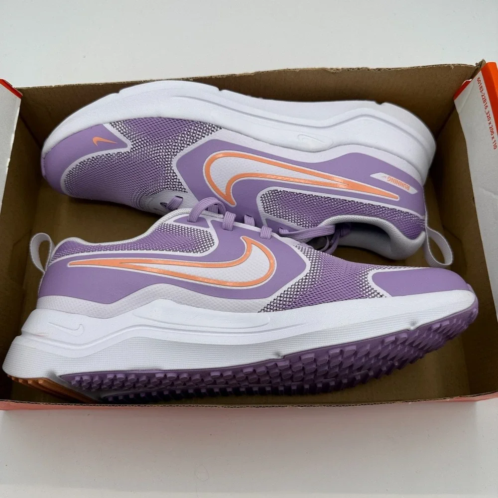 Nike Cosmic Runner Shoes Girls Size 7Y Violet Star Apricot Running HM4402 503